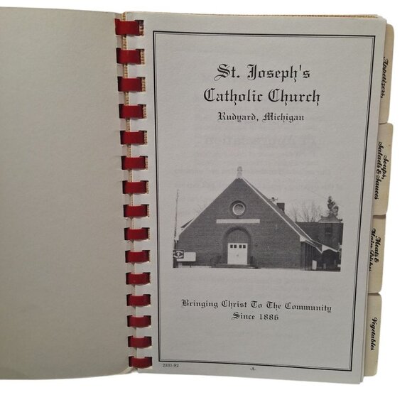 Rudyard Michigan St Josephs Catholic Church Cook Book Best Home Kincheloe - Picture 3 of 9